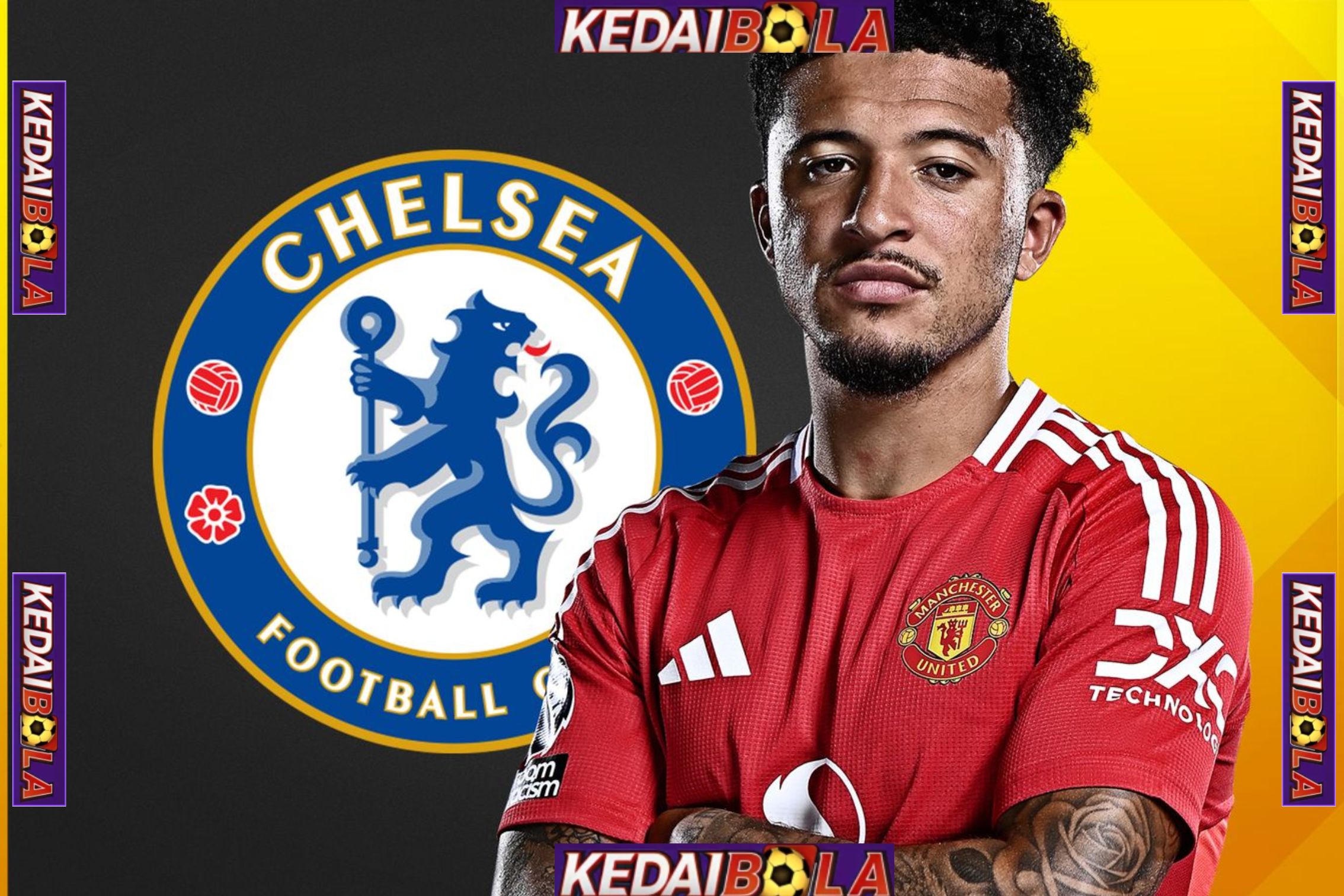 Jadon Sancho dipinjamkan ke Chelsea