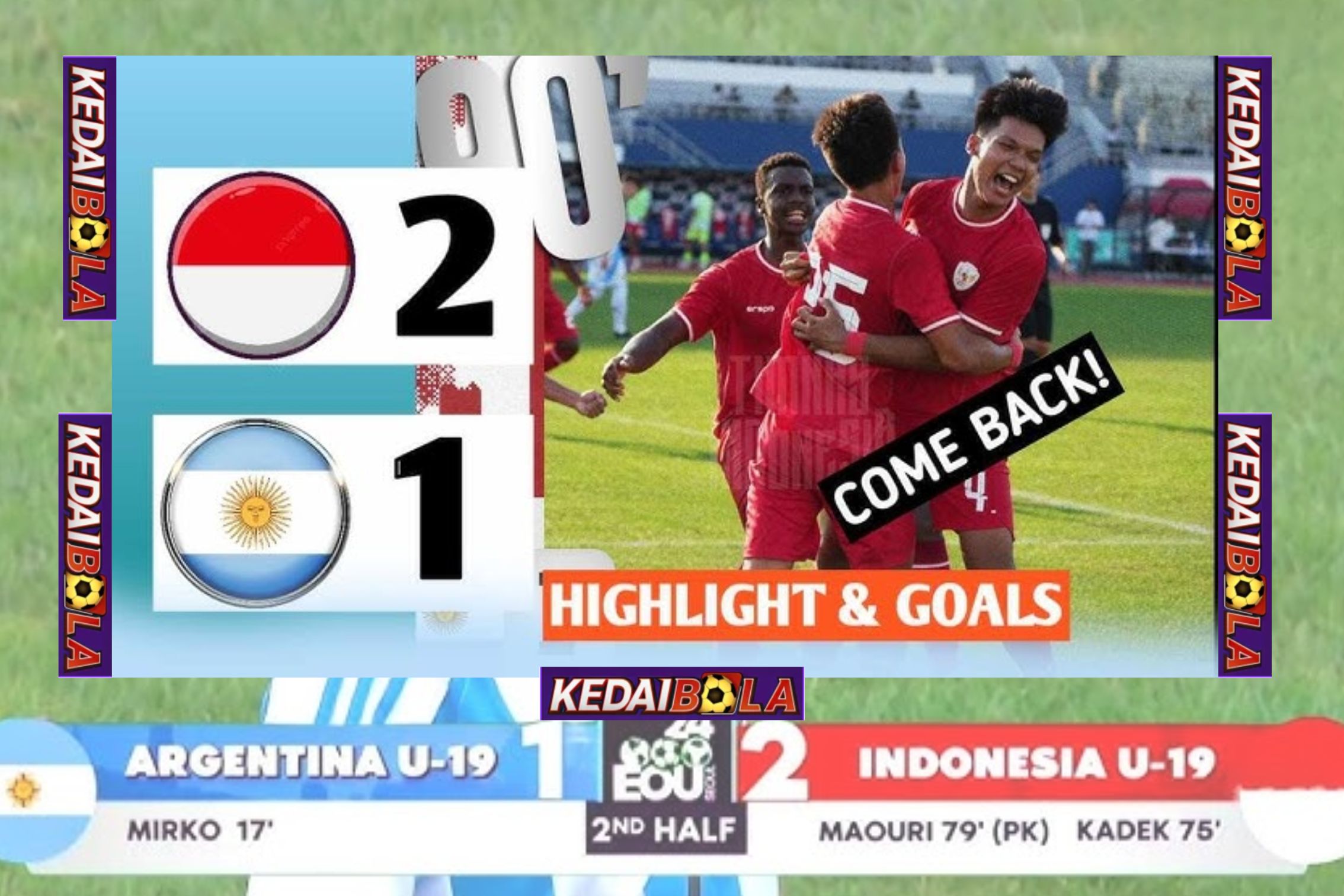 Mengejutkan! Indonesia U19 vs Argentina U19 dengan Skor 2-1 di Seoul EOU Cup 2024 U 19