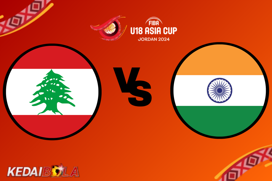 Pertandingan Basket U18: Lebanon vs India di 6 september 2024