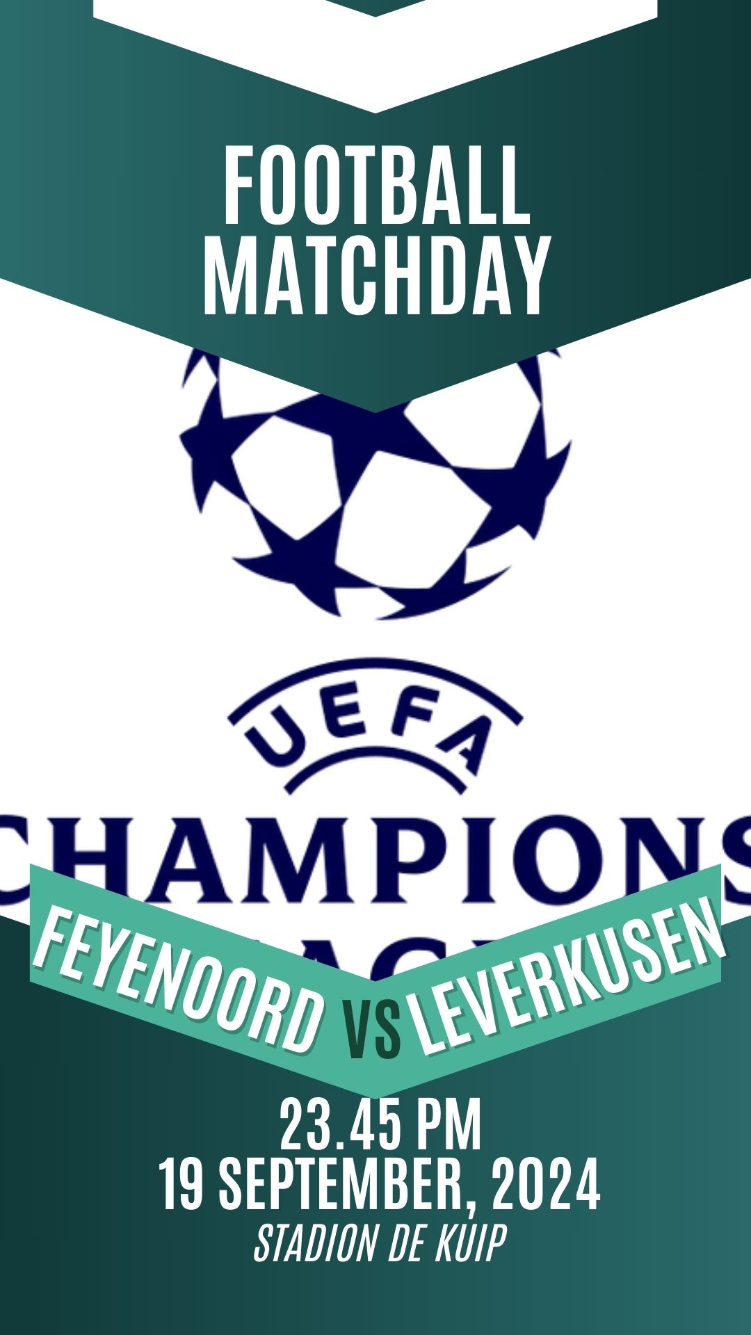 Liga Champions UEFA: Feyenoord vs Bayer Leverkusen