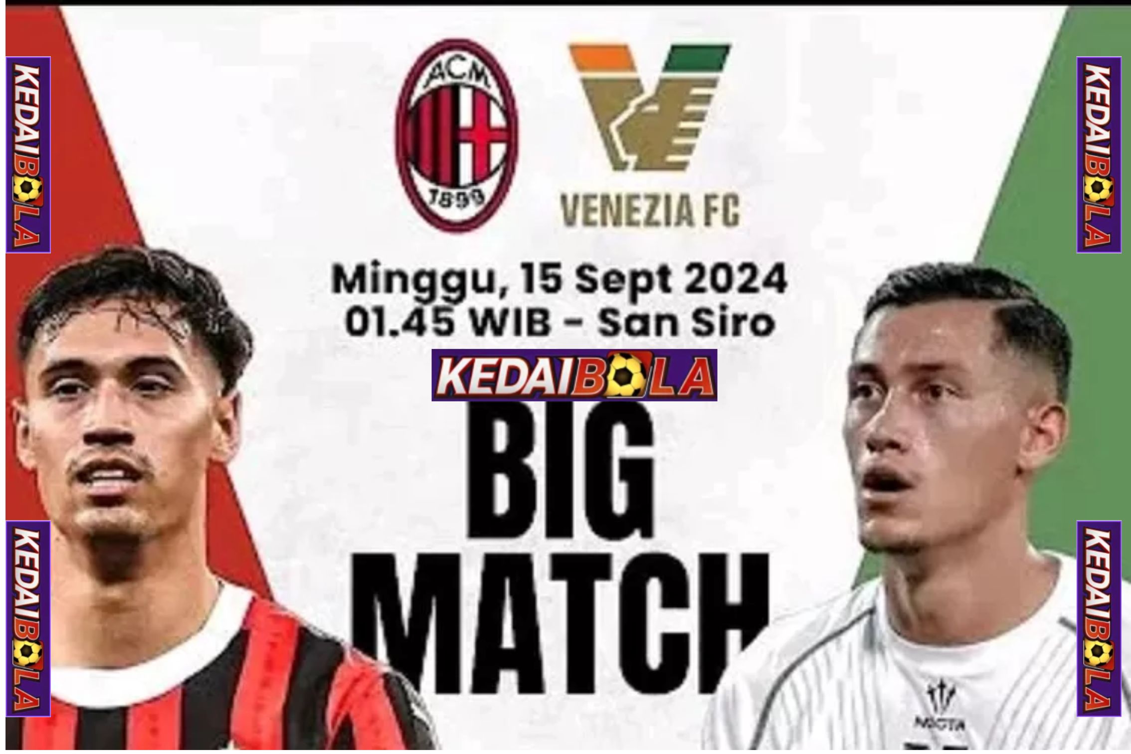 AC Milan vs Venezia: Duel Tijjani Reinders vs Jay Idzes di Serie A