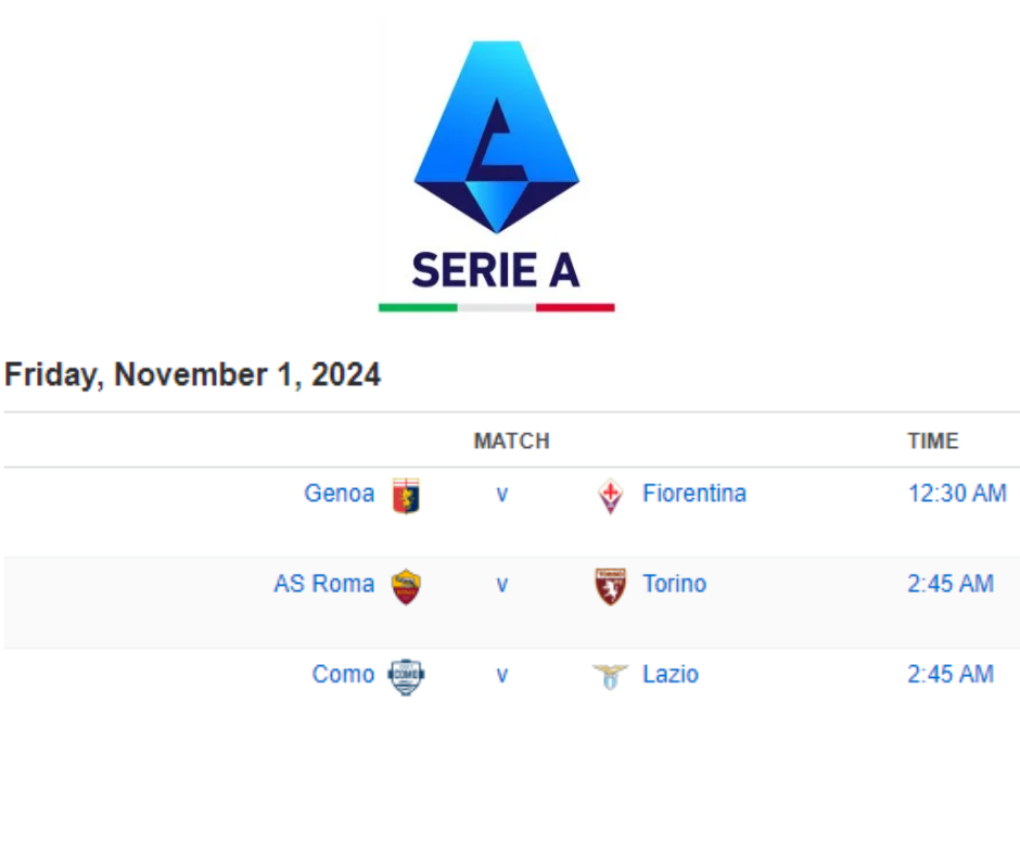 Italia Serie A: Pertandingan Menarik