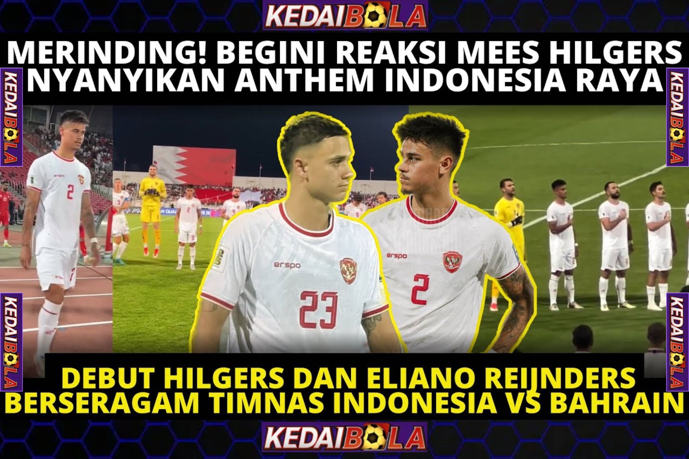 Mees Hilgers dan Eliano Reijnders Bersinar di Debut Timnas Indonesia saat Hadapi Bahrain