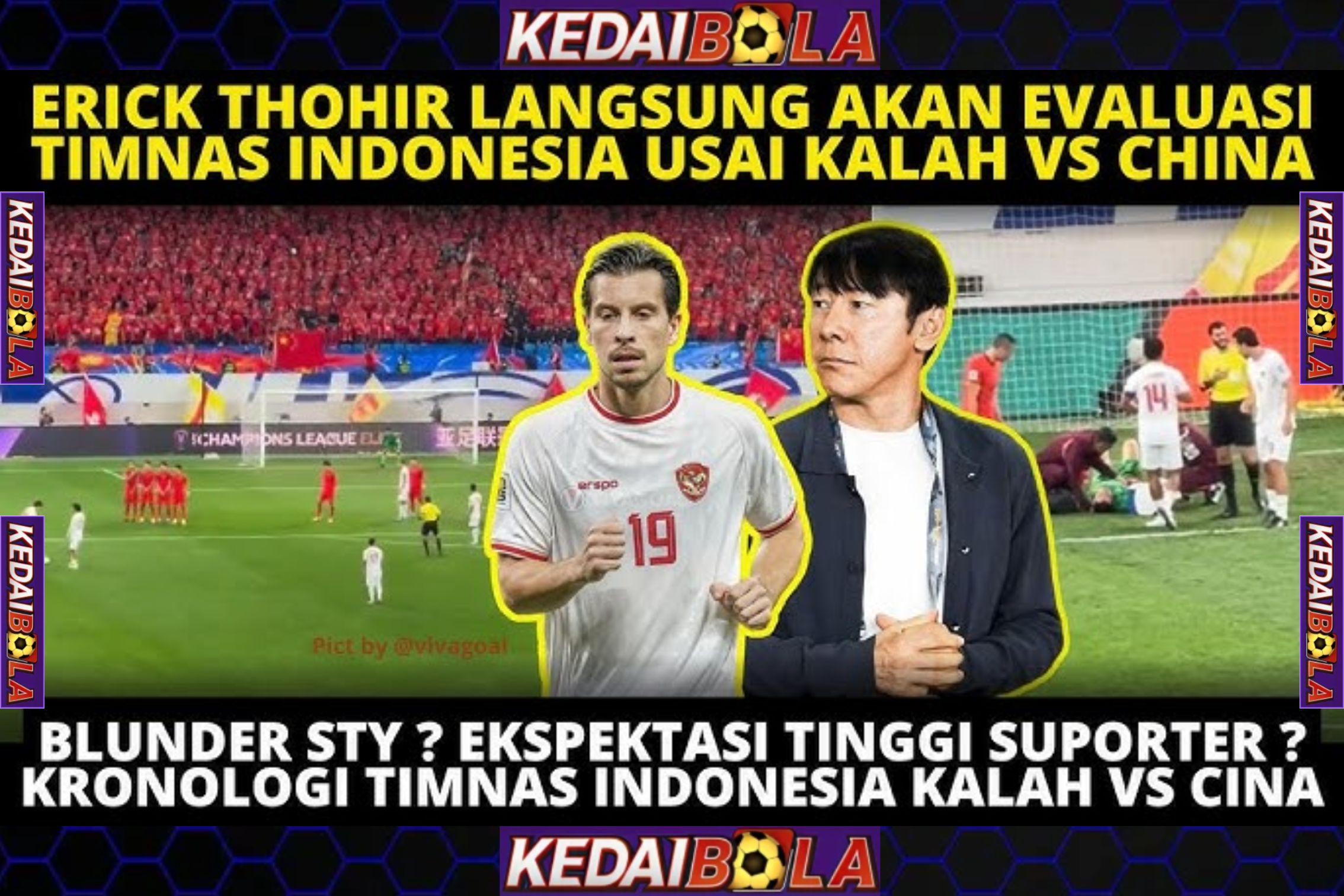 Peluang Indonesia Semakin Terjal Usai Kalah 1-2 dari Cina