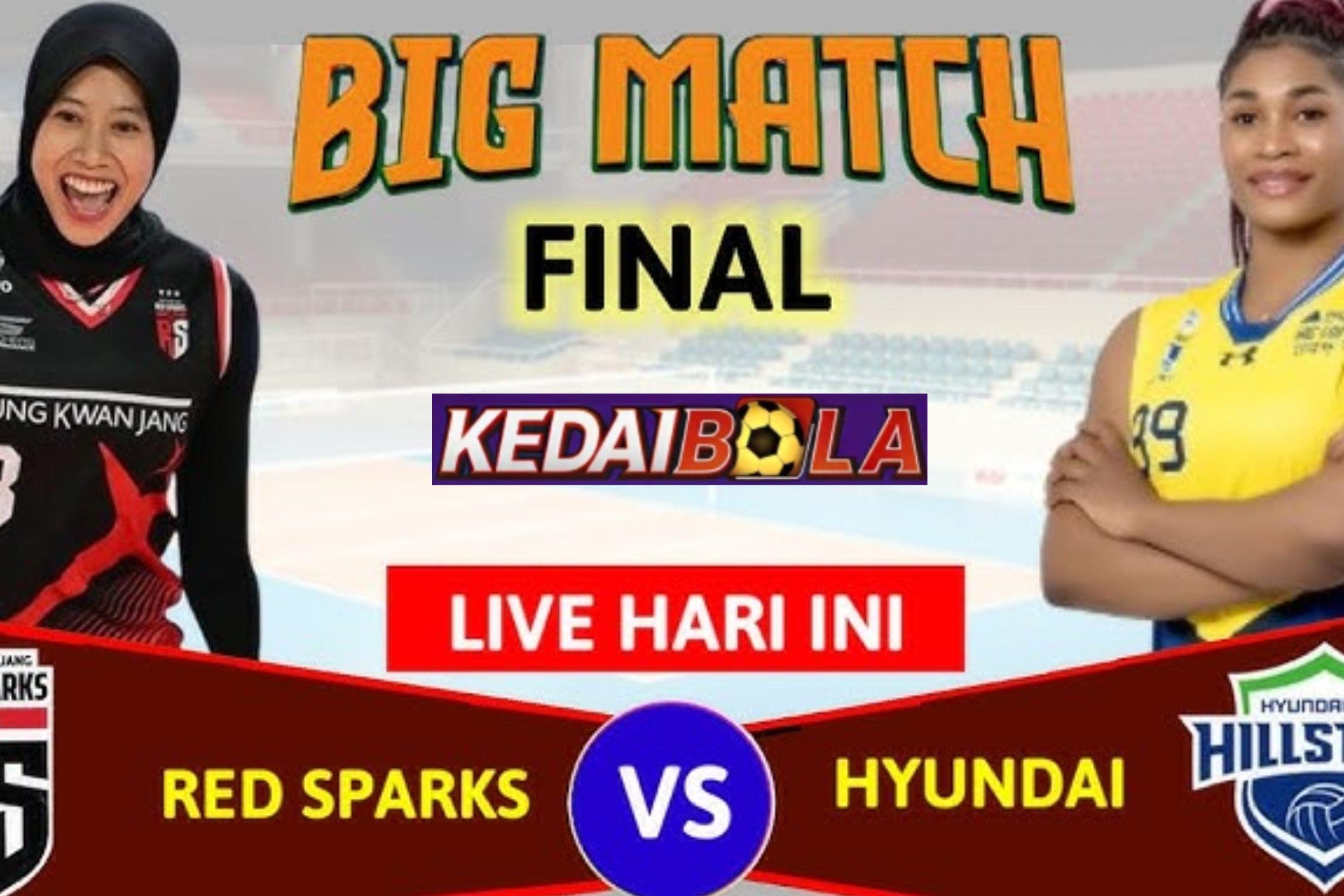 Final KOVO Cup 2024: Red Sparks vs Hillstate, Duel Sengit Voli Putri di Korea Selatan