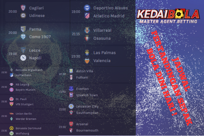 Jadwal Pertandingan Sepak Bola Hari Ini: Duel Seru dari Berbagai Kompetisi Dunia